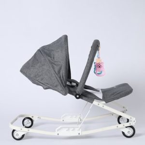 Latafa Baby Rocking Chair with Hanging Toys and Rotating Wheels