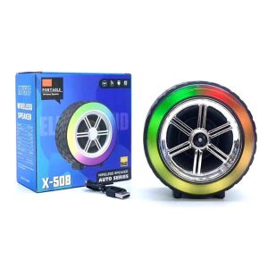X-508 RGB Portable Wireless Speaker with FM Radio & Subwoofer